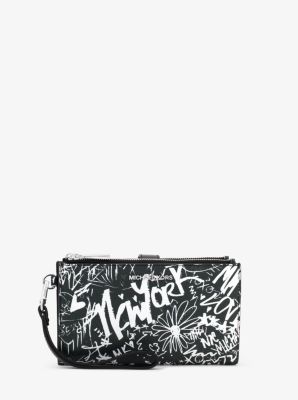Adele Graffiti Leather Smartphone Wallet | Michael Kors