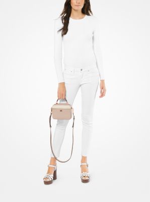 Michael kors mott on sale pebbled leather crossbody