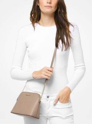 Cindy large saffiano leather crossbody sale