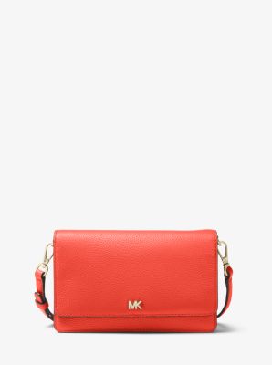 Pebbled Leather Convertible Crossbody Bag image number 0