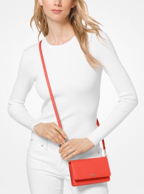 Mk pebbled cheap leather convertible crossbody