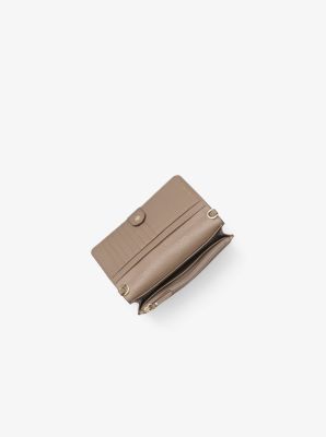 michael michael kors pebbled leather convertible crossbody bag