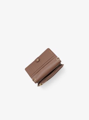 Pebbled Leather Convertible Crossbody Bag image number 1