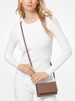 michael kors pebbled leather convertible crossbody bag