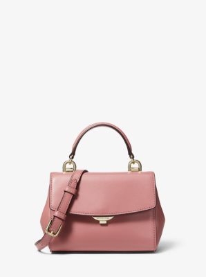 Michael Kors Women's Ava Leather Convertible Satchel Crossbody Bag