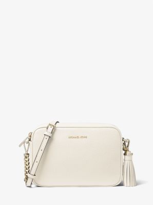 ☆Michael Kors☆ GINNY Pebbled Leather クロスボディ CAMEL♪ Ginny Leather Crossbody Bag | Michael Kors [US]