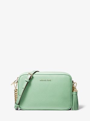ginny medium pebbled leather crossbody