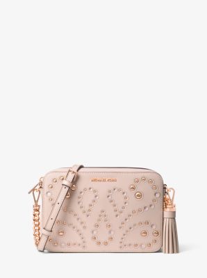 Michael kors ginny 2024 medium embellished leather crossbody