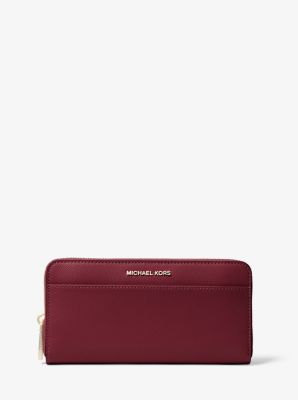 Michael michael kors saffiano leather continental hot sale wallet