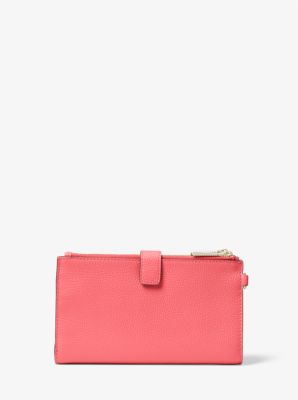 Adele double zip pebble leather crossbody sale