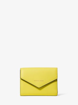 Michael kors small on sale leather envelope wallet