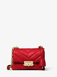 Cece Extra-Small Quilted Leather Crossbody Bag - BRIGHT RED - 32T9G0EC1L