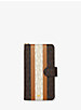 Logo Stripe Wristlet Folio Case For iPhone XS Max image number 0