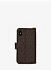 Logo Stripe Wristlet Folio Case For iPhone XS Max image number 2