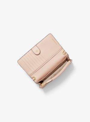 Logo and Leather Convertible Crossbody Bag image number 1