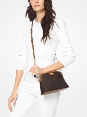 michael kors large dome crossbody bag