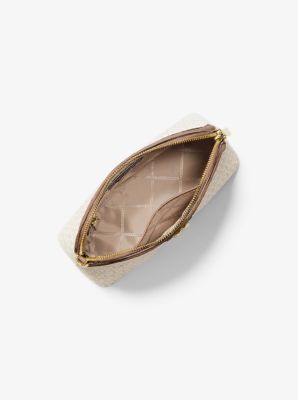 Bandolera grande tipo cúpula con logotipo in VAINILLA/BELLOTA | Michael Kors