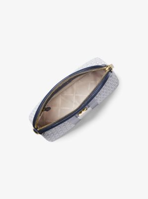 Bandolera grande tipo cúpula con rayas y logotipo in AZUL MARINO/BLANCO | Michael Kors