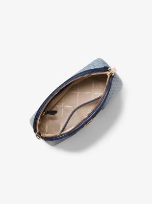 Large Logo Stripe Dome Crossbody Bag Michael Kors