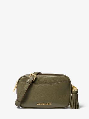 michael michael kors pebbled leather convertible crossbody bag