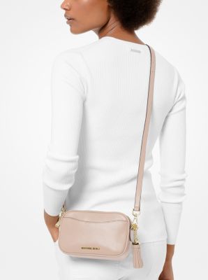 Pebbled Leather Convertible Belt Bag in SOFT PINK | Michael Kors