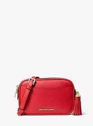 Pebbled Leather Convertible Belt Bag     - BRIGHT RED - 32T9GF5N1L