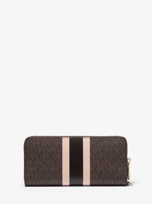 Logo Stripe Continental Wristlet image number 2
