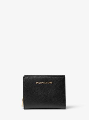 Mk saffiano sale leather wallet