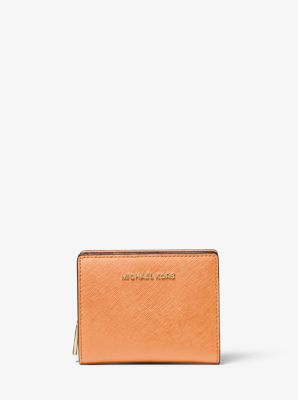 michael kors medium saffiano leather slim wallet