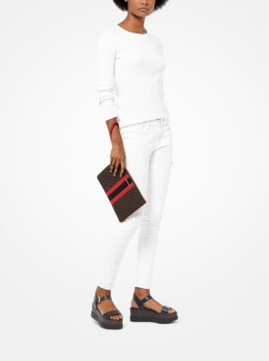 michael kors large zip pouch