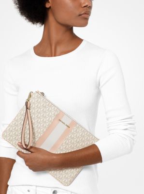 michael kors large zip pouch