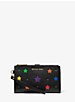 Adele Star-Cutout Pebbled Leather Smartphone Wallet image number 0