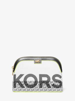 Michael Michael Kors Women`s Carolina Large Graphic Logo Jacquard Travel  Pouch (One Size, Neon Yellow(32T9G00T3C)) : : Bags, Wallets and  Luggage