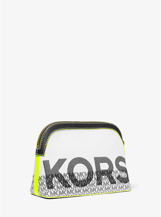 Michael Kors Carolina Large Graphic Logo Jacquard Tote Bag