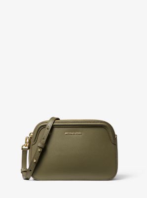 Houston Large Crossgrain Leather Crossbody Bag | Michael Kors