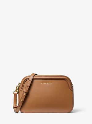 Houston Large Crossgrain Leather Crossbody Bag | Michael Kors