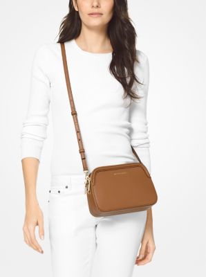 Houston Large Crossgrain Leather Crossbody Bag image number 3