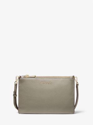 Adele Pebbled Leather Crossbody Bag Michael Kors