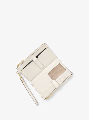 Adele Logo Jacquard Smartphone Wallet in NAT/LT CREAM | Michael Kors