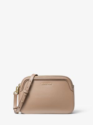 Houston Large Crossgrain Leather Crossbody Bag
