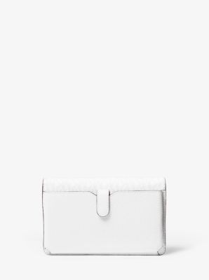 Sac &agrave; bandouli&egrave;re convertible en cuir et &agrave; logo