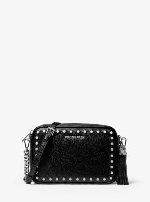 Michael kors ginny medium embellished leather crossbody sale