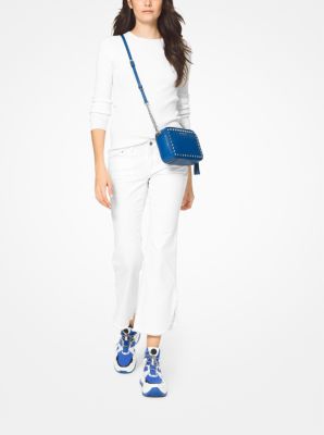 Ginny Medium Pebbled Leather Crossbody Bag