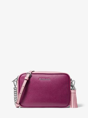 ginny medium pebbled leather crossbody