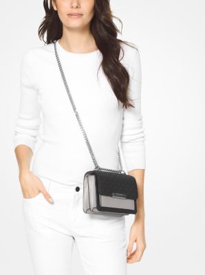 Jade Extra Small Logo and Leather Crossbody Bag Michael Kors Canada