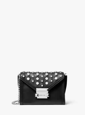 Whitney Mini Studded Leather Convertible Crossbody Bag