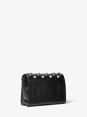 Whitney Mini Studded Leather Convertible Crossbody Bag