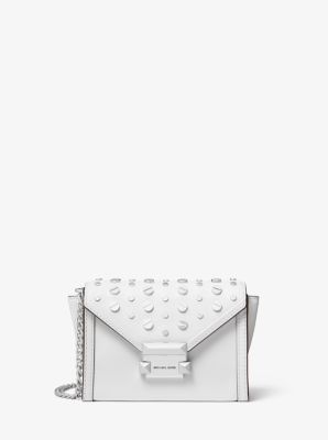 Whitney Mini Studded Leather Convertible Crossbody Bag | Michael Kors