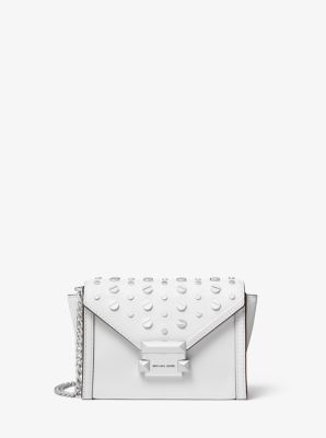 whitney mini studded leather satchel