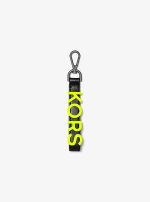 Neon Embellished Leather Key Chain Michael Kors Canada